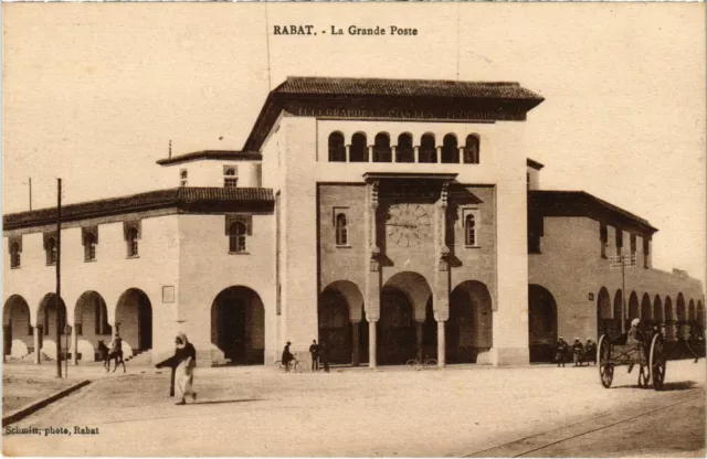 CPA AK MAROC RABAT - La Grande Poste (87415)