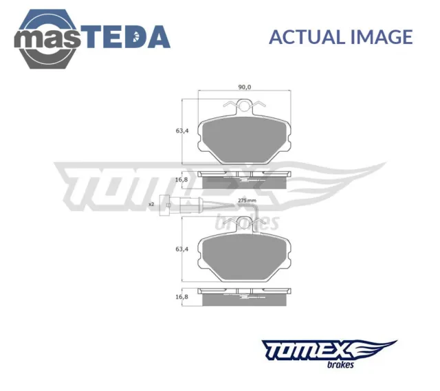 Tx 10-61 Brake Pads Set Braking Pad Front Tomex Brakes New Oe Replacement