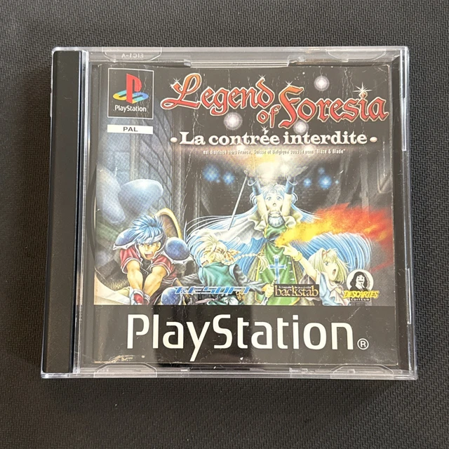 LEGEND OF FORESIA LA CONTREE INTERDITE CD ONLY Sony Playstation 1 PS1