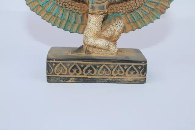 RARE ANCIENT EGYPTIAN ANTIQUE ISIS Winged Stone Pharaonic Statue (A+) 3