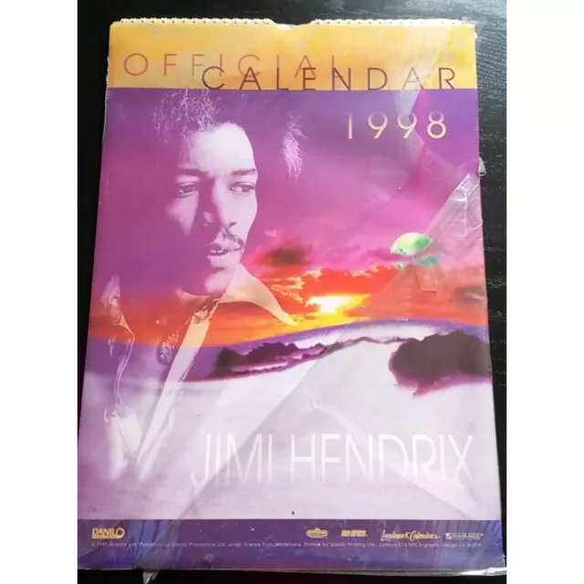 Calendrier vintage Jimi Hendrix 1998 - ref cal_hend98