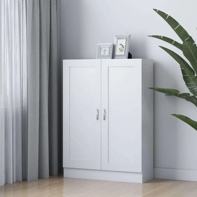 Vidaxl Libreria Bianca 82,5x30,5x115 cm in Truciolato