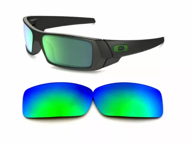 Galaxy Replacement Lenses For Oakley Gascan Sunglasses Green Polarized 100% UVAB