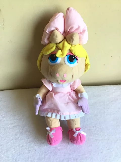 Vintage Nanco Jim Hensons Muppet Babies Miss Piggy Plush Stuffed Animal Toy 13"H