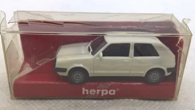 Herpa 2051 Volkswagen VW Golf 2 19E GTI 2-türig alpinweiß in OVP (88)