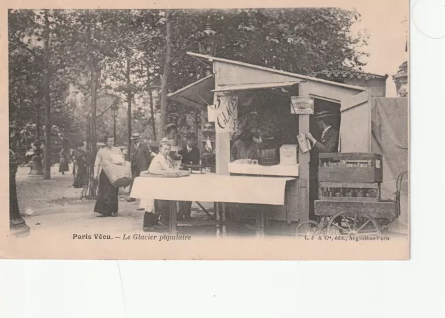 CPA Paris Vecu Le Glacier Populaire