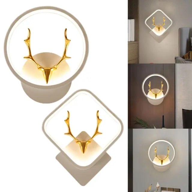 2 piezas Lámpara de pared LED moderna Lámpara de pared Luces creativas Decoración para
