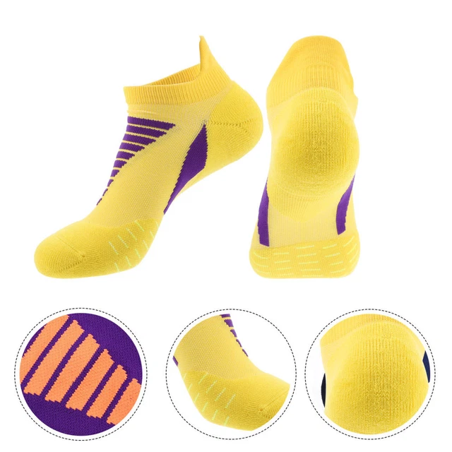 5 paires de chaussettes absorbant les chocs de nylon de nylon chaussettes de spo