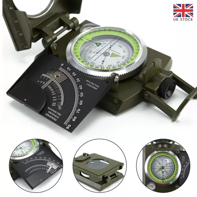 Pocket Compass Professional Military Army Geology Camouflage Color Multifunction