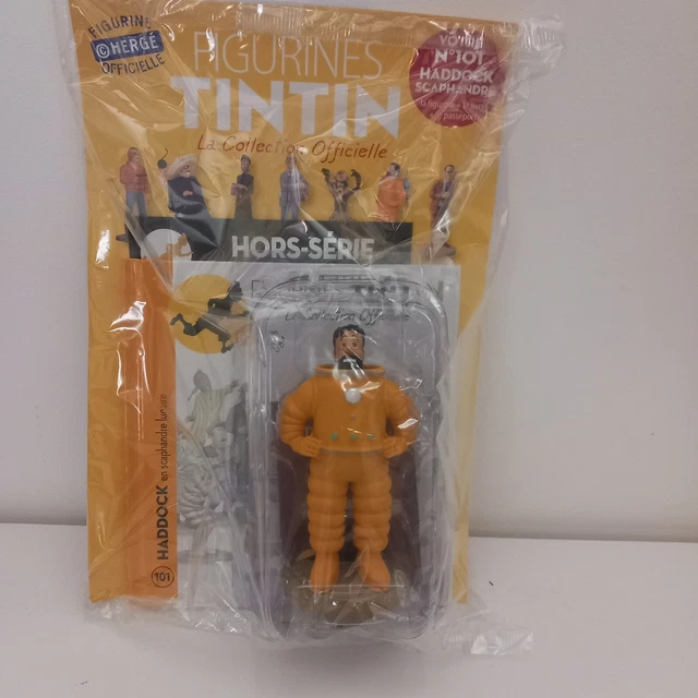 Figurine de collection Tintin, Haddock avec la bouteille vide 13cm (42195