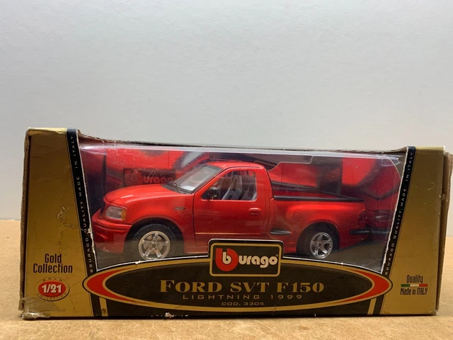 Modèle Réduit Ford F150 Lightning 1999 - Bburago 1/21 - Métal - Boîte D'origine