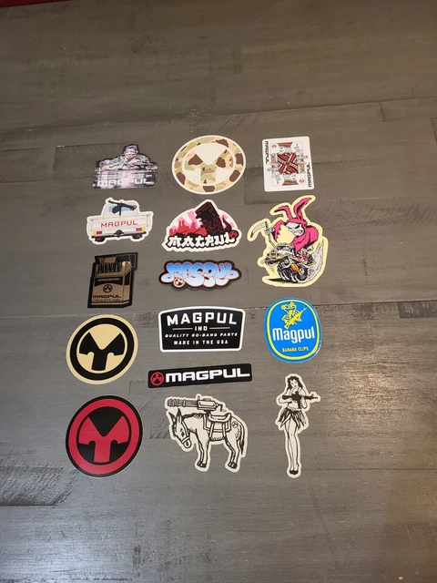 Magpul Industries Corp. Lot of 15 Decal Stickers OEM Original