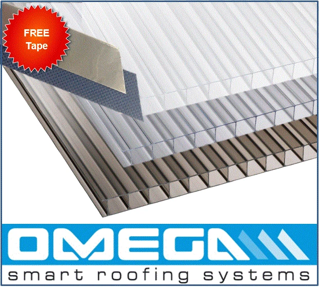 POLYCARBONATE ROOFING SHEETS 10Mm & 16Mm Clear / Bronze / Opal Free