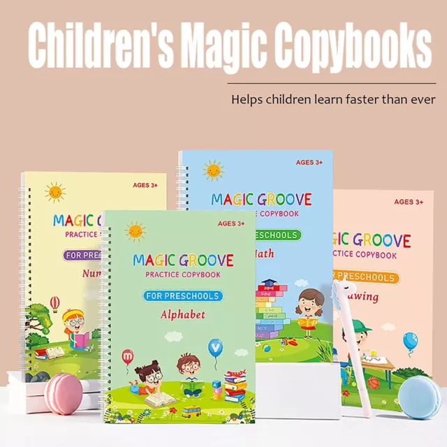 Neu Groovd Magic Copybook gerillt Kinderhandbuch Übungsset Geschenk