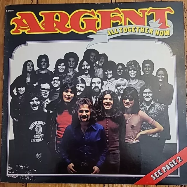 Argent - All Together Now - Epic Records E 31556 Lp