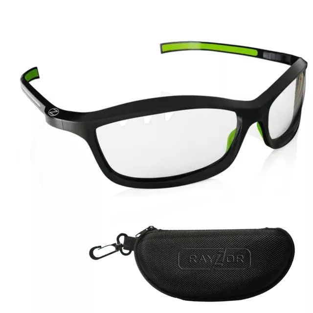 RayZor Clear Cycling Glasses Sunglasses Sports Wrap Uv400  RRP£49