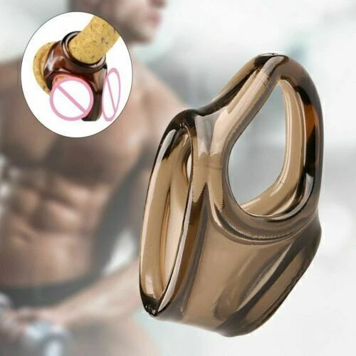 3-in-1 Male Ball & Scrotum Stretcher Ring - Silicone Penis Enhancer & Delay Aid - Set Of 3 By Zerosky