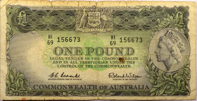 Australia Banknote 1 Pound