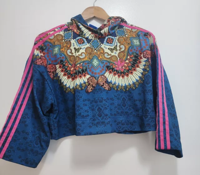 Adidas originals borbomix clearance cropped hoodie