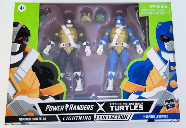 Power Rangers X Teenage Mutant Ninja Turtles Morphed Donatello & Leonardo Figure