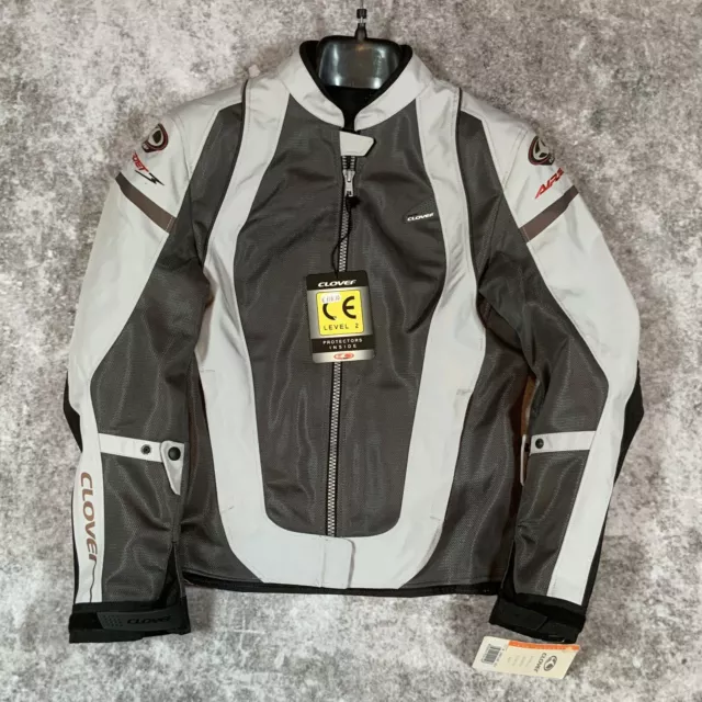 Giubbotto Moto Donna CLOVER AIRJET 3 LADY GRIGIO Taglia L