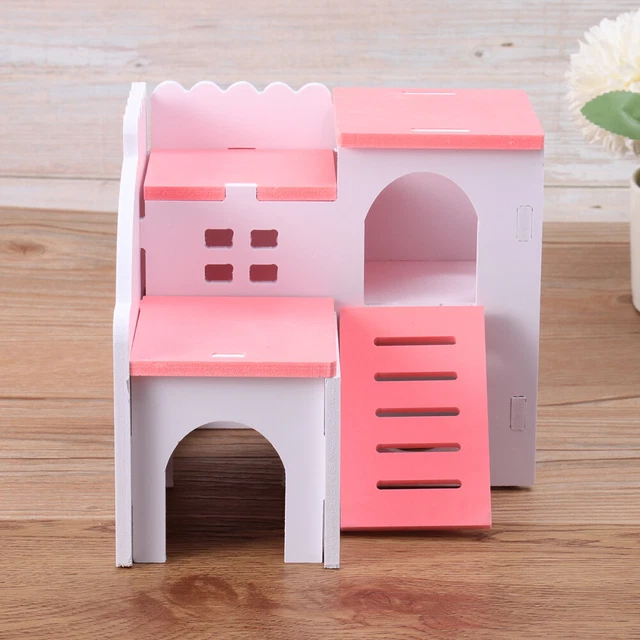 Pet Ratte Spielzeug Holz Hamster Villa Hamster Labyrinth Hamster Plattform