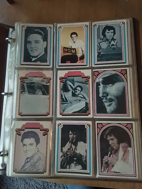 Elvis Presley Non-Sport Trading Card Lot of 65 Boxcar Enterprises 1978