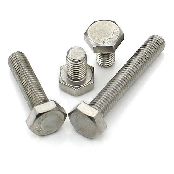 M3 M4 M5 M6 M8 304 Stainless Steel DIN933 Hexagon Hex Head Screws Bolt New 10PCS