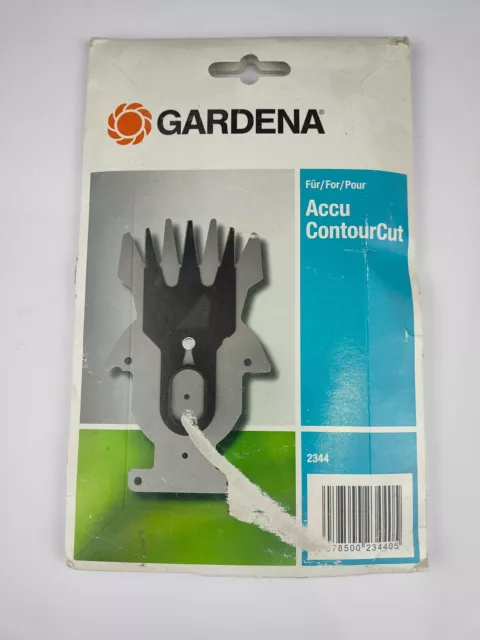 Jeu de lames 8 cm Gardena Accu ContourCut 2344 pour taille-buissons 8819, 8829