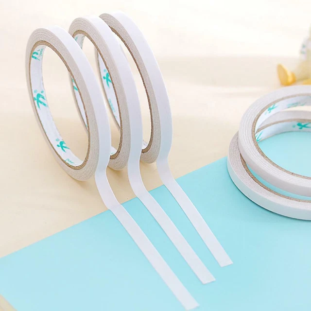 Double sided clear sticky tape diy strong craft adhesive z0y3 cotton