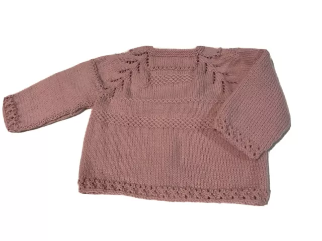 CHAQUETA DE BEBE HECHA A MANO/ REBORN / Baby New Handknitted, Handmade,