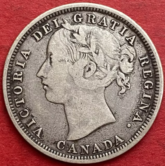 1858 Canada 20 Cents - F/VF - Lot#6971