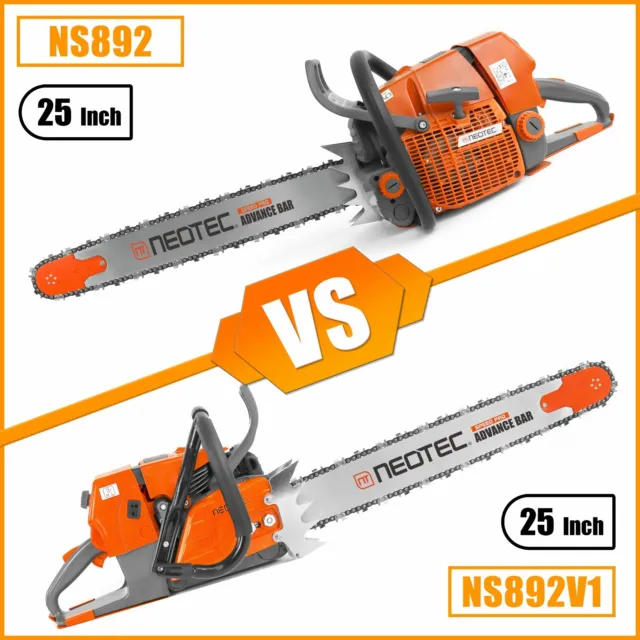 92cc Petrol Power Chainsaw with 25" Bar Chain Compatible with MS660 Milling Wood