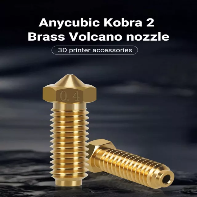 Kit Hotend 24V 60W cabezal de impresión boquilla de latón 0,4 mm para impresora 3D Anycubic Kobra 2 3