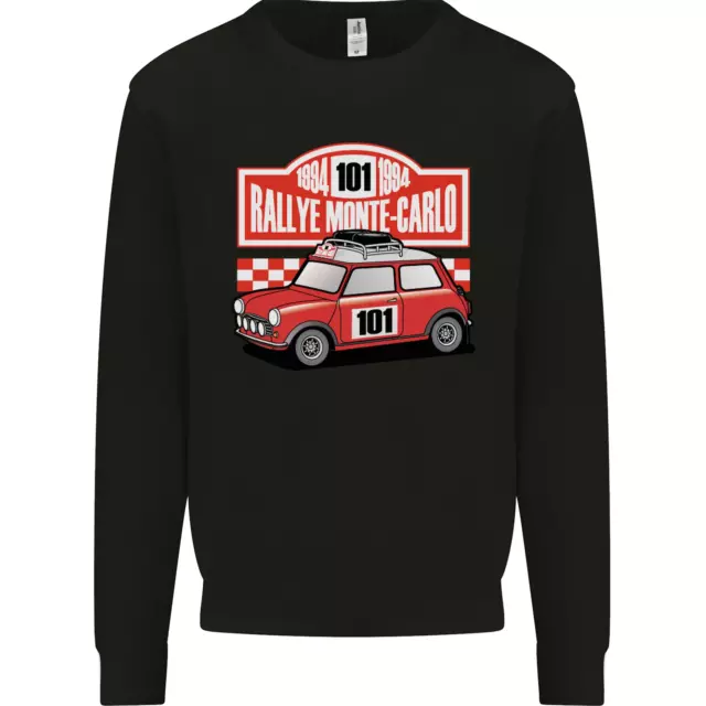 Rallye Monte Carlo Mini Rally Car Mens Sweatshirt Jumper