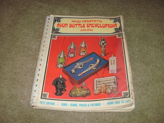 Bud Hastin's Avon Bottle Encyclopedia 1972 Edition  Free Shipping
