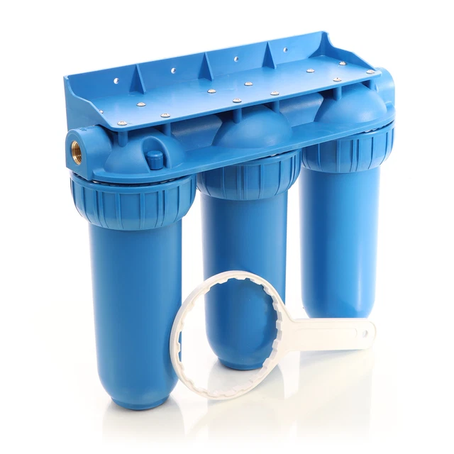 Naturewater Filtro Dell'acqua A 2 Livelli NW-BR10B3, Con Cartucce Filtranti Da 254 Mm, Attacco Tubo 32,89 Mm | Leroy Merlin - Foto 9