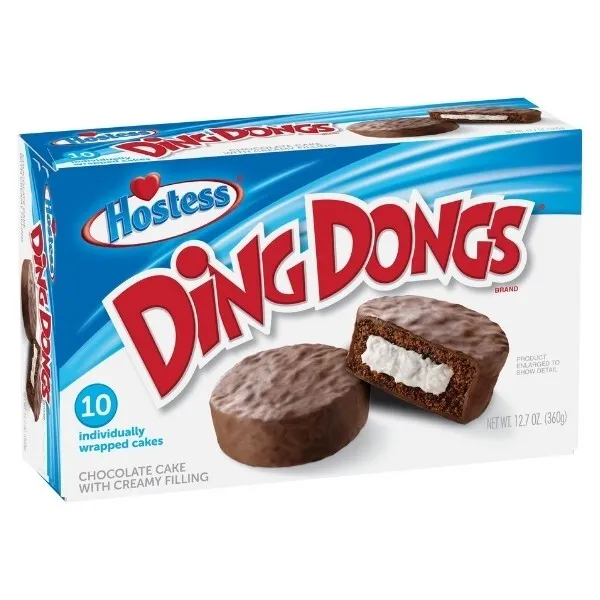 Hostess DING DONGS Chocolate 10er Pack 360g | Amerika Import