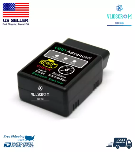 ELM327 V1.5 Bluetooth OBD2 OBDII Auto Car Diagnostic Scanner HS/MS Android