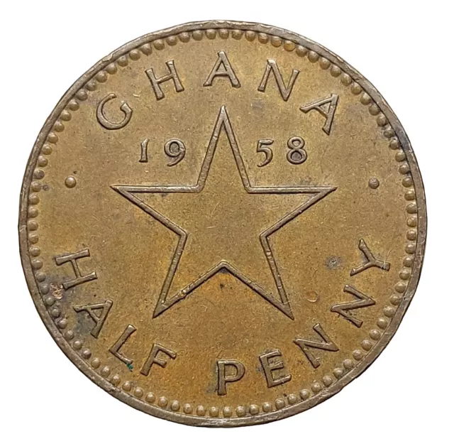 Ghana Half Penny 1958 Coin W179