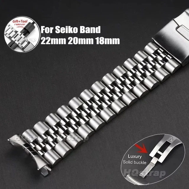 Rolamy 22mm Solido Curvo Estremà In Acciaio Inox Argento