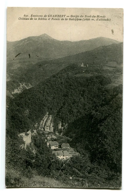 CPA 73 Savoie Environs de Chambéry Gorges du Bout-du-Monde