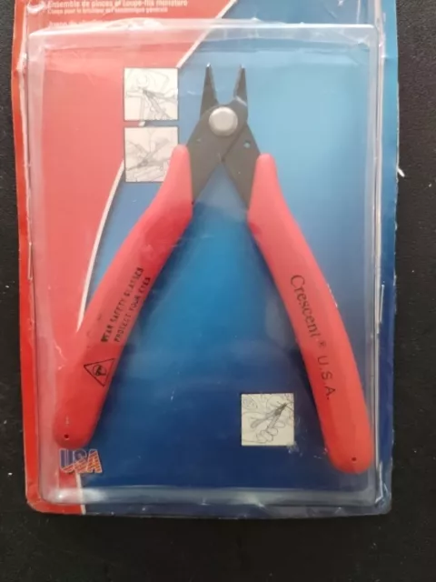 Crescent Brand Miniature Cutters & Needle-Nose Pliers Set Item  S2KS5~Hobbyist and General Electronics Use
