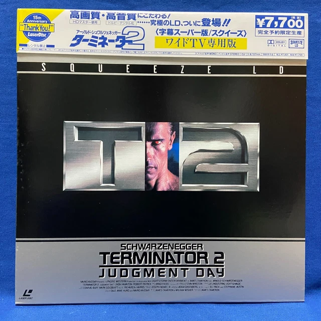 Terminator 2 SQUEEZE LD Japan Laserdisc PILF-2187 Widescreen Schwarzenegger 1996 Terminator 2 SQUEEZE LD Japan Laserdisc PILF-2187 Widescreen Schwarzenegger 1996