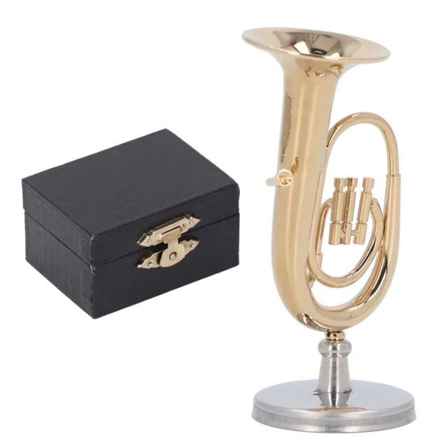 Miniatura Tuba Modello Eufonio Giocattolo Ottone Regalo Barry Strumento Musicale Est Oro