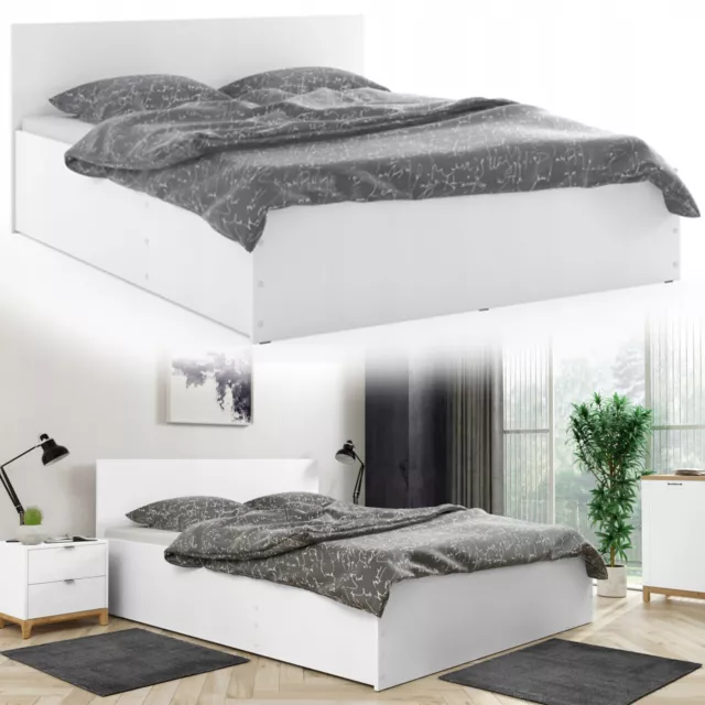 Bett mit Lattenrost mit/ohne Matratze Bettkasten Jugendbett Doppelbett