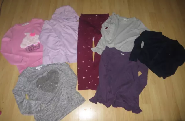 PACCHETTO VESTITI RAGAZZE 6-7 ANNI, top, leggings