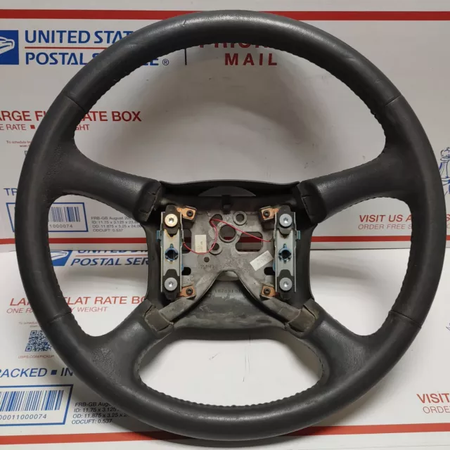 99-02 Chevrolet Chevy GM GMC Truck Silverado Suburban Leather Steering Wheel OEM