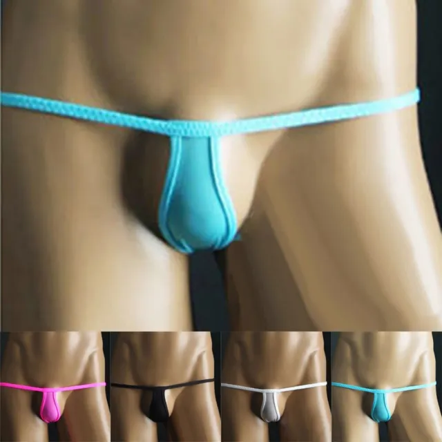 Cordon de string élastique poche gonflée basse pour hommes sous-vêtements con