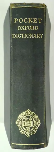 Pocket Oxford Dictionary Of Correct English 4th Edition Revised 1946 Hardback